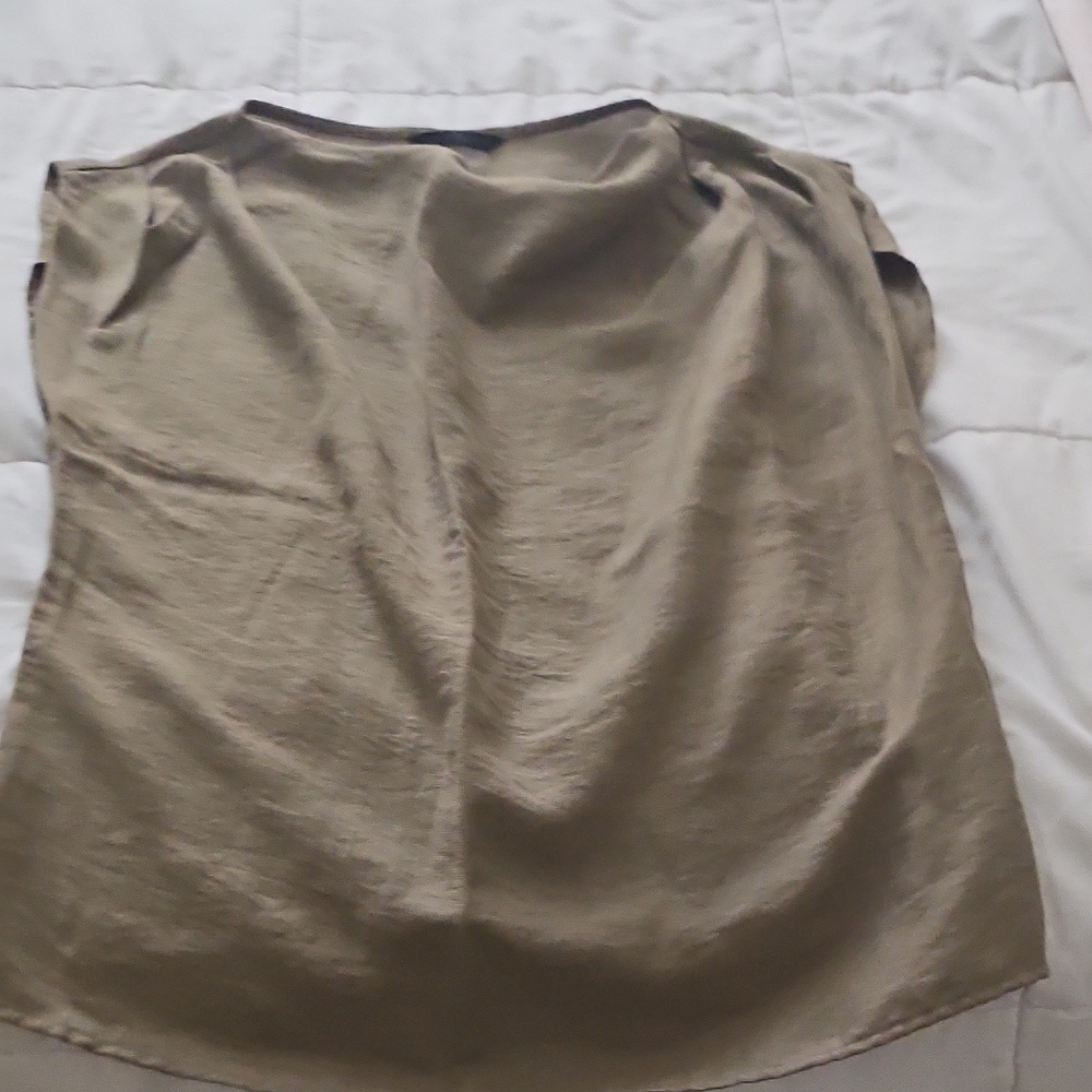 Zara Tan Blouse for Women
